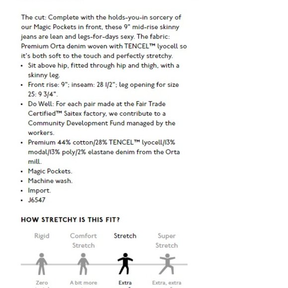 Madewell Black Denim Jeans NWT Size 18W or  36 Tall  9" High - Rise Skinny - Picture 4 of 11